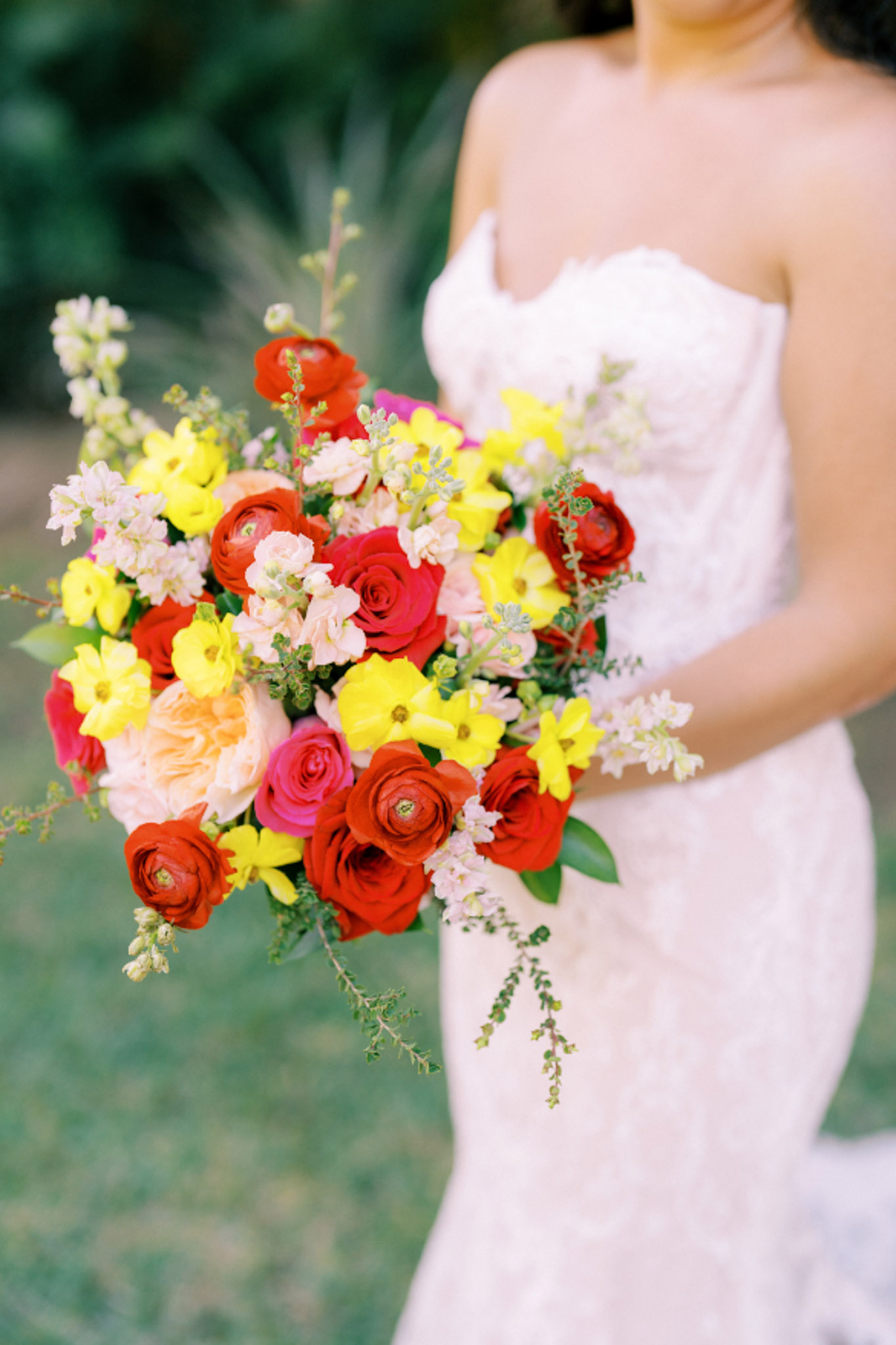 bridal bouquet a destination wedding at punta de mita mexico