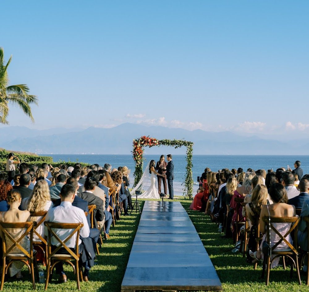 Elegant beach wedding